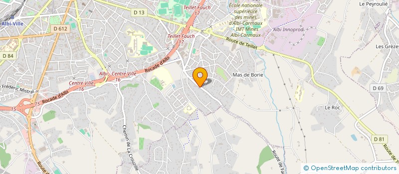 localisation de l'entreprise SARL LES JARDINS D ELOI à ALBI