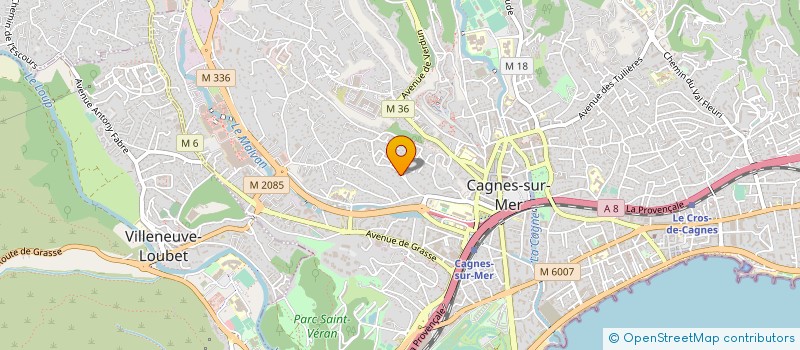 localisation de l'entreprise SARL LES JARDINS DE THOMAS à CAGNES-SUR-MER