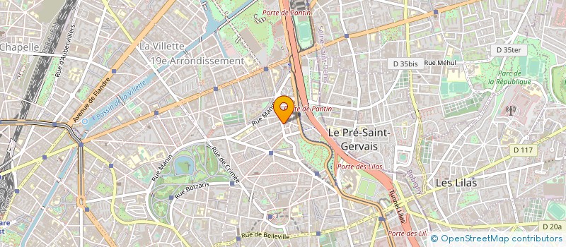 localisation de l'entreprise SARL LES JARDINS DU REVE à PARIS