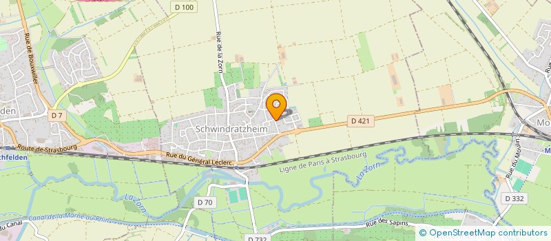 localisation de l'entreprise SARL LES JARDINS GOURMANDS  DUNTZENHEIM