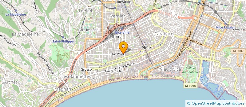 localisation de l'entreprise SARL LES JASMINS à NICE