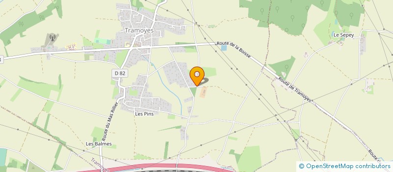 localisation de l'entreprise SARL LES JUMEAUX  TRAMOYES