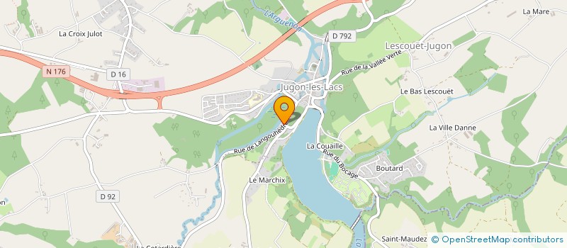 localisation de l'entreprise SARL LES LACS à JUGON-LES-LACS