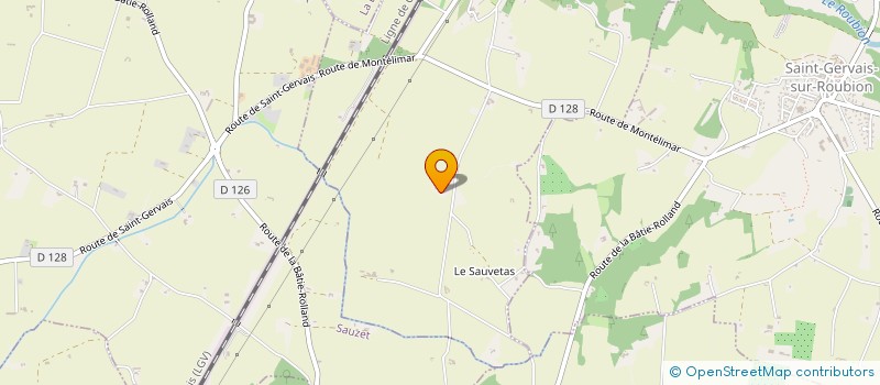 localisation de l'entreprise SARL LES LAVANDES  LE POET-LAVAL