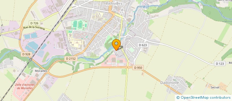 localisation de l'entreprise SARL LES LILAS  PITHIVIERS