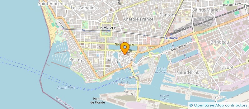 localisation de l'entreprise SARL LES LIONS à LE HAVRE