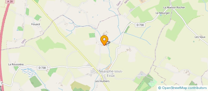 localisation de l'entreprise SARL LES LIONS DE LA FERRONNIERE à NEAUPHE-SOUS-ESSAI