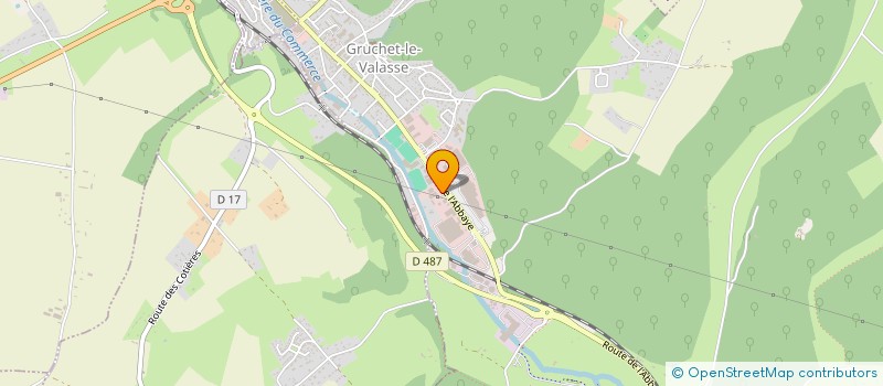 localisation de l'entreprise SARL LES LITERIES DE L'ABBAYE à GRUCHET-LE-VALASSE