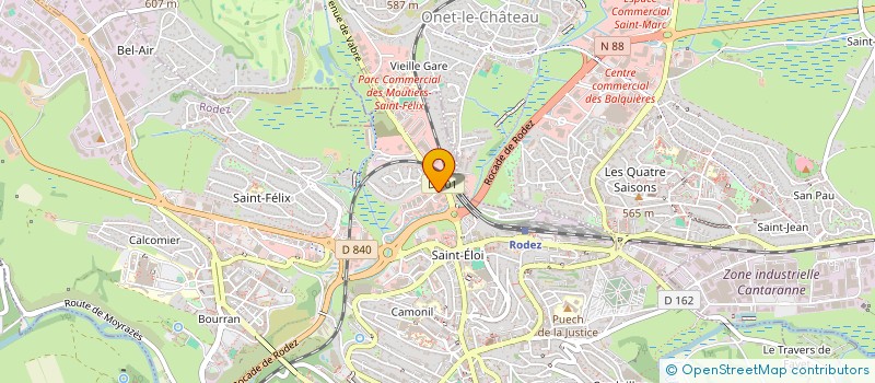 localisation de l'entreprise SARL LES LUTINS à RODEZ