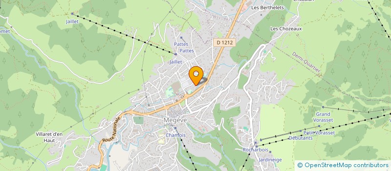 localisation de l'entreprise SARL LES LUTINS  MEGEVE