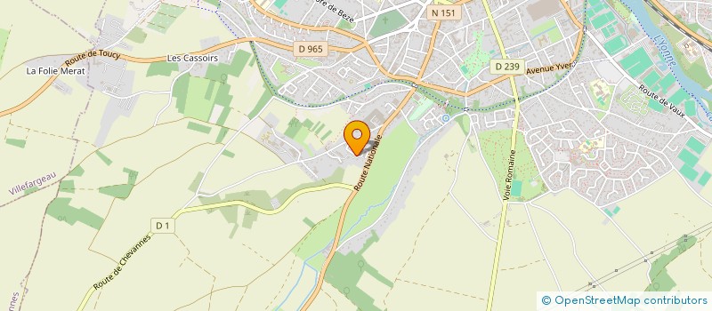 localisation de l'entreprise SARL LES MACONS DE GY à AUXERRE