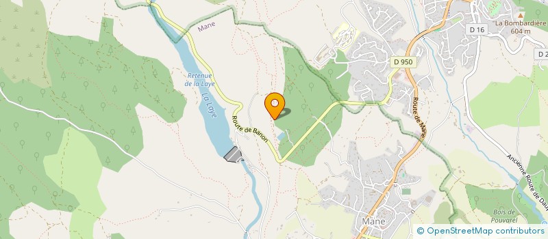 localisation de l'entreprise SARL LES MAISONS DE CAMPAGNE  FORCALQUIER