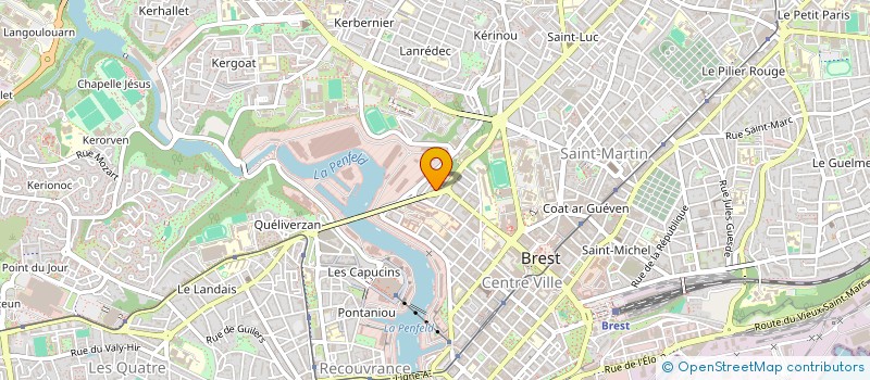 localisation de l'entreprise SARL LES MAISONS DE L OUEST à BREST
