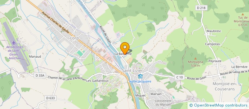 localisation de l'entreprise SARL LES MAISONS DU COUSERANS à SAINT-LIZIER