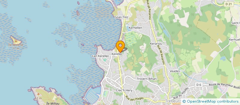 localisation de l'entreprise SARL LES MANGUIERS  PLEUMEUR-BODOU