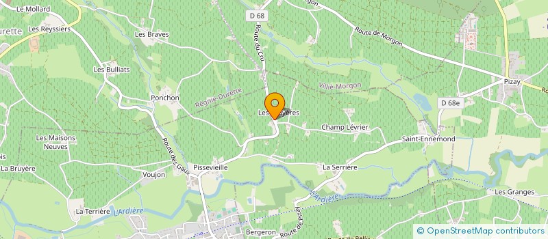 localisation de l'entreprise SARL LES MARCELLINS  CERCIE