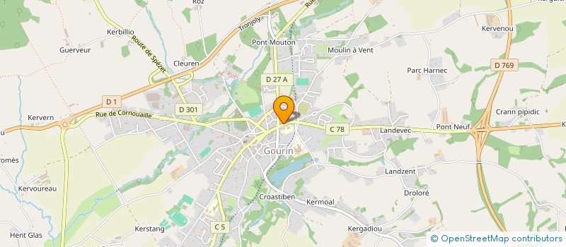 localisation de l'entreprise SARL LES MARECHAUX DE L'ARREE  GOURIN