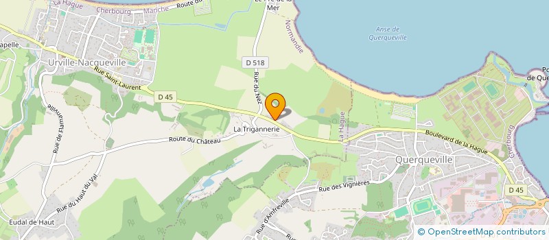 localisation de l'entreprise SARL LES MARETTES  LA HAGUE