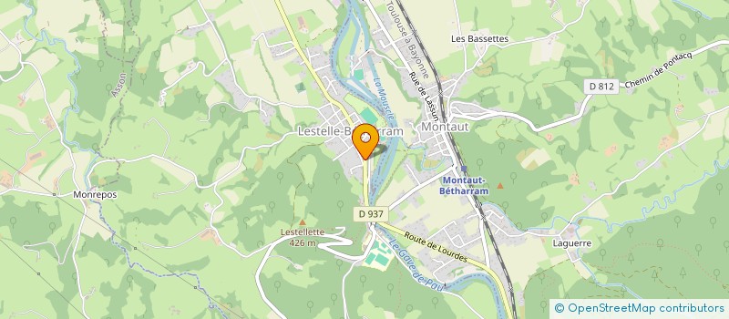 localisation de l'entreprise SARL LES MARMOTTES GOURMANDES  LESTELLE-BETHARRAM