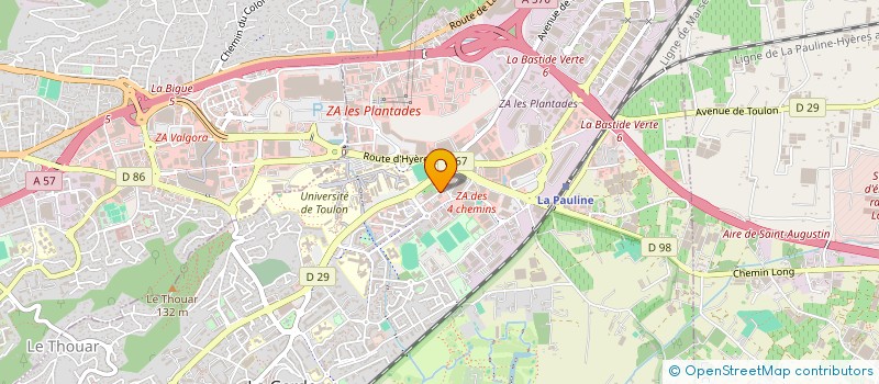 localisation de l'entreprise SARL LES MARQUIS  LA GARDE