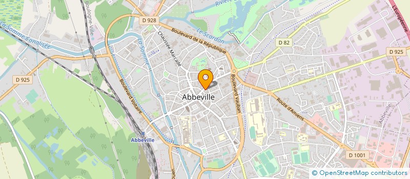 localisation de l'entreprise SARL LES MOUETTES à ABBEVILLE