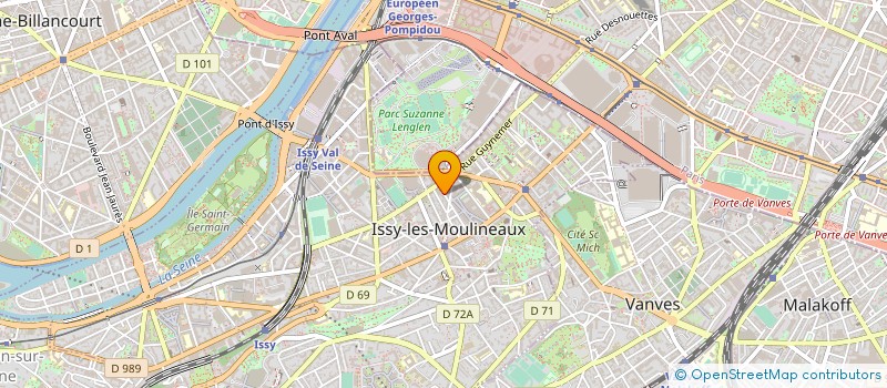 localisation de l'entreprise SARL LES MUREAUX-MOLIERE à ISSY-LES-MOULINEAUX