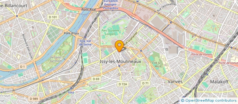 localisation de l'entreprise SARL LES MUREAUX - VIGNES BLANCHES à ISSY-LES-MOULINEAUX