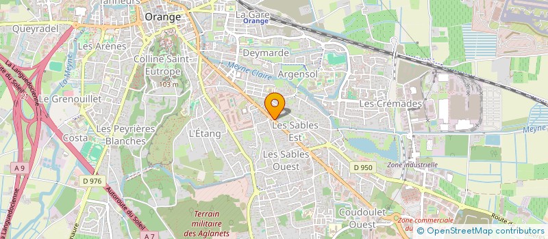 localisation de l'entreprise SARL LES NOBLES à ORANGE