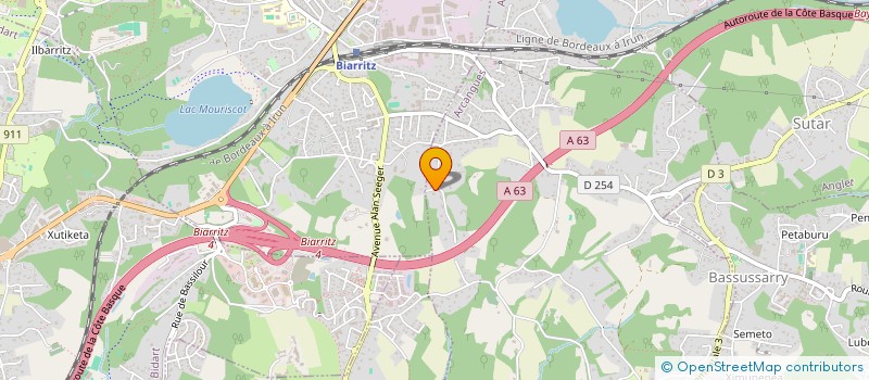 localisation de l'entreprise SARL LES NOISETIERS  ARCANGUES