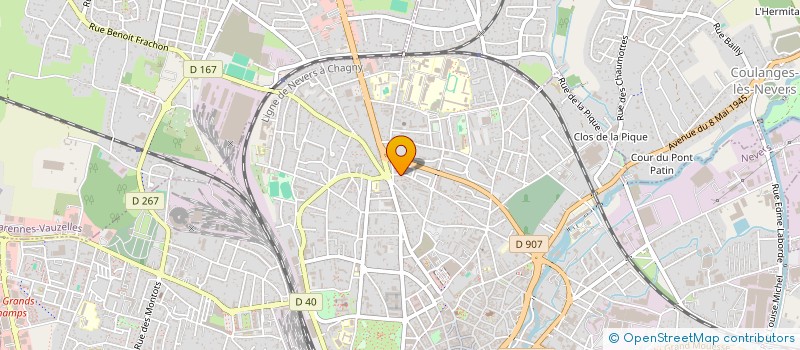 localisation de l'entreprise SARL LES NOUVELLES DE LA NIEVRE à NEVERS