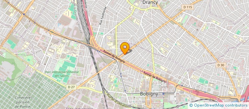 localisation de l'entreprise SARL LES OLIVIERS 2  BOBIGNY