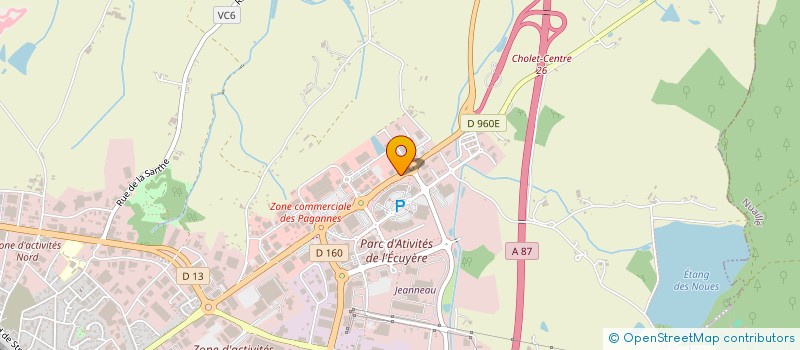 localisation de l'entreprise SARL  LES PAGANNES à CHOLET
