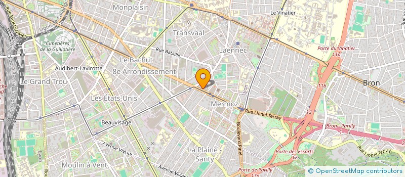 localisation de l'entreprise SARL LES PAINS 1900 MERMOZ 69 à LYON