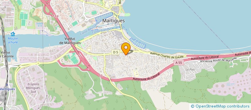 localisation de l'entreprise SARL LES PATISSIERS à MARTIGUES