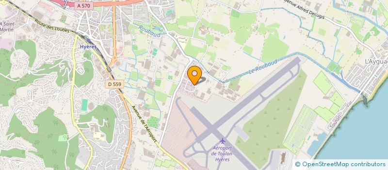 localisation de l'entreprise SARL LES PERLES DU SUD  HYERES