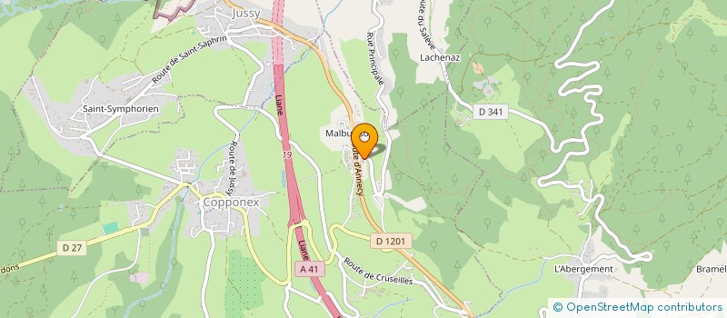 localisation de l'entreprise SARL LES PETITS BOIS à COPPONEX