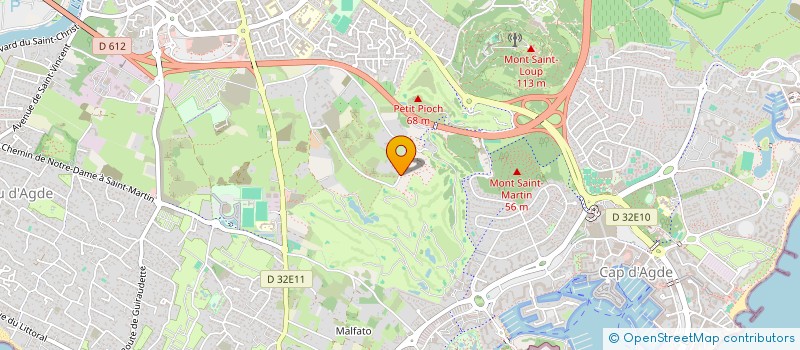 localisation de l'entreprise SARL LES PETITS CHAMPS à AGDE