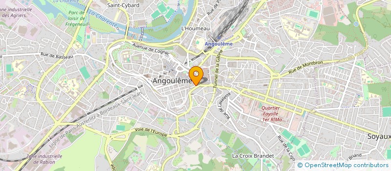 localisation de l'entreprise SARL LES PETITS COIFFEURS à ANGOULEME