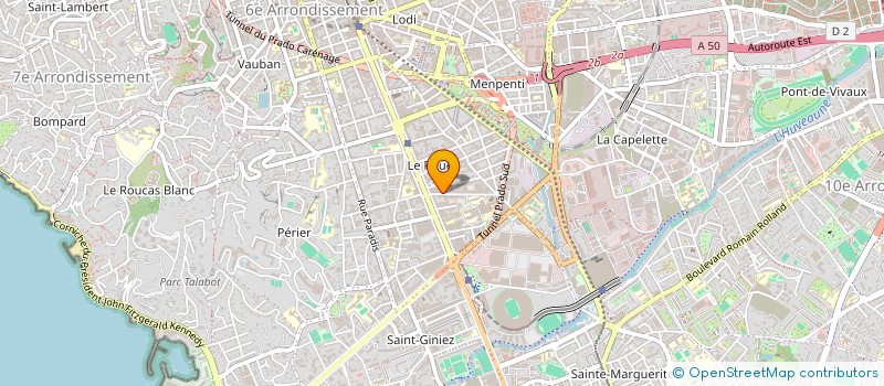 localisation de l'entreprise SARL LES PETITS HOMMES VERTS à MARSEILLE