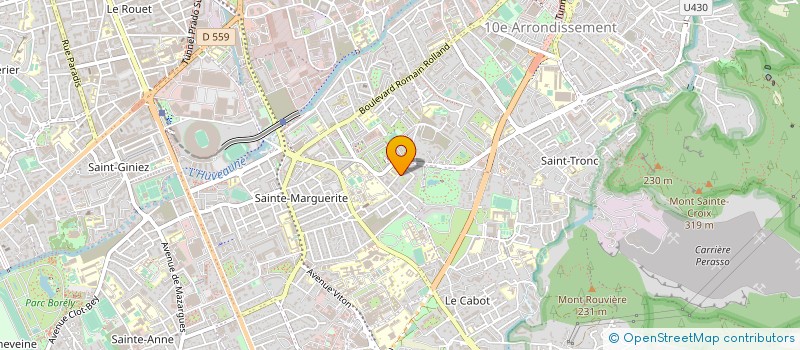 localisation de l'entreprise SARL LES PEUPLIERS à MARSEILLE