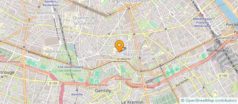 localisation de l'entreprise SARL LES PEUPLIERS  PARIS