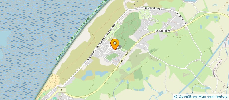 localisation de l'entreprise SARL LES PINS à CAYEUX-SUR-MER