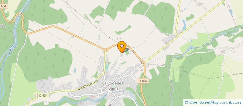 localisation de l'entreprise SARL LES PINS  LA VOGE-LES-BAINS