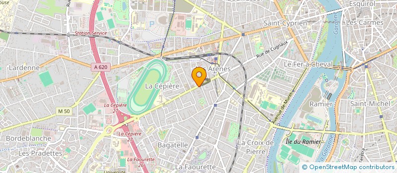 localisation de l'entreprise SARL LES PIZZAS DE L'ORIENT à TOULOUSE
