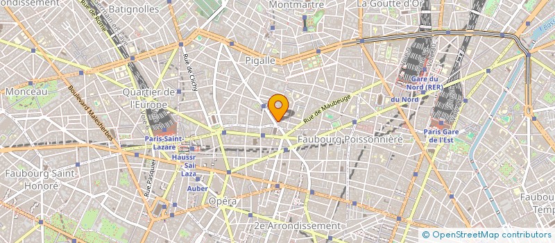 localisation de l'entreprise SARL LES POISSONNIERS DE MONTMARTRE à PARIS