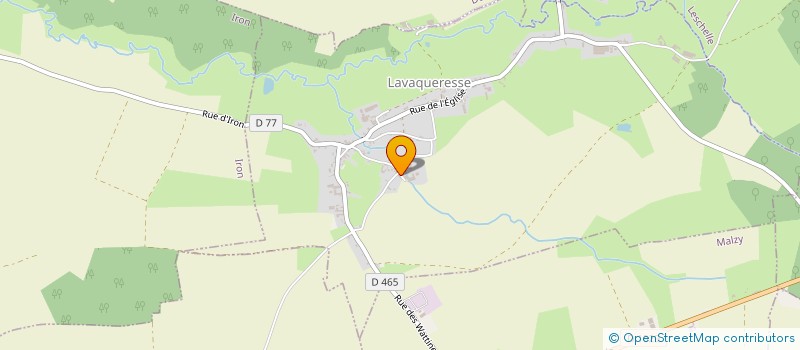 localisation de l'entreprise SARL LES PORCS DE THIERACHE  LAVAQUERESSE