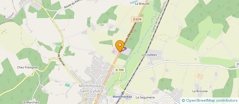 localisation de l'entreprise SARL LES PORTES D'UN AUTRE MONDE à MONTMOREAU