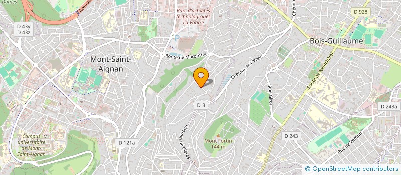 localisation de l'entreprise SARL LES PRES  MONT-SAINT-AIGNAN