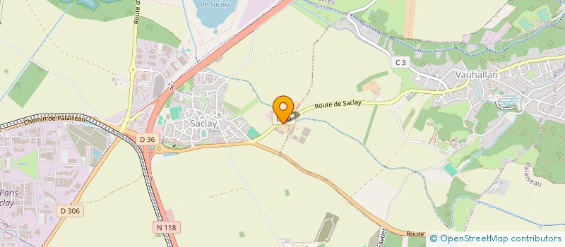localisation de l'entreprise SARL LES PRES BRIANDS à SACLAY