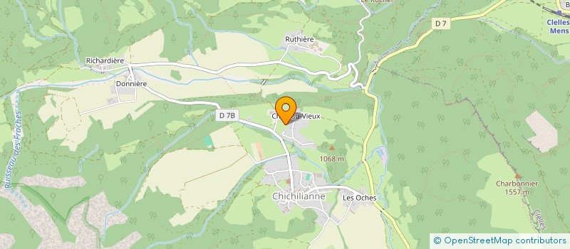 localisation de l'entreprise SARL LES QUATRE CHEMINS  CHICHILIANNE